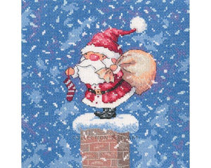 Big Secret (Santa) Cross Stitch Kit - RTO