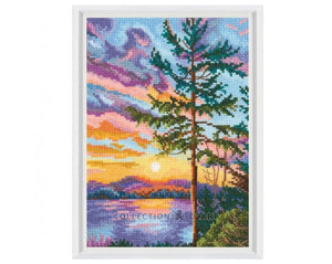 Sunset Landscape Cross Stitch Kit - RTO