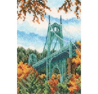 St. Johns Bridge Cross Stitch Kit - RTO