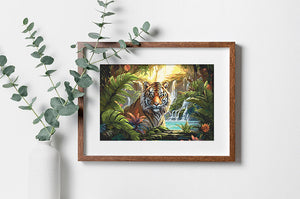 Waterfall Rest Cross Stitch Kit - Letistitch