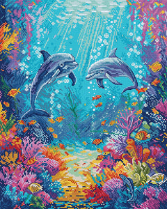 Sea Life Cross Stitch Kit - Letistitch