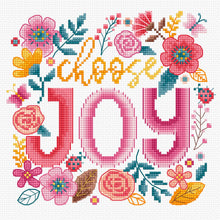 Load image into Gallery viewer, Choose Joy Cross Stitch Kit - Letistitch