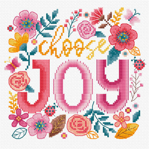 Choose Joy Cross Stitch Kit - Letistitch