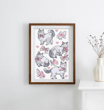 Load image into Gallery viewer, Pink Dreams (Cat) Cross Stitch Kit - Letistitch