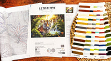 Load image into Gallery viewer, Waterfall Rest Cross Stitch Kit - Letistitch