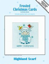 Load image into Gallery viewer, Frosted Highland Scarf Card Cross Stitch Kit - Heritage Crafts