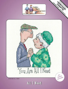 All I Need Cross Stitch Kit - Heritage Crafts