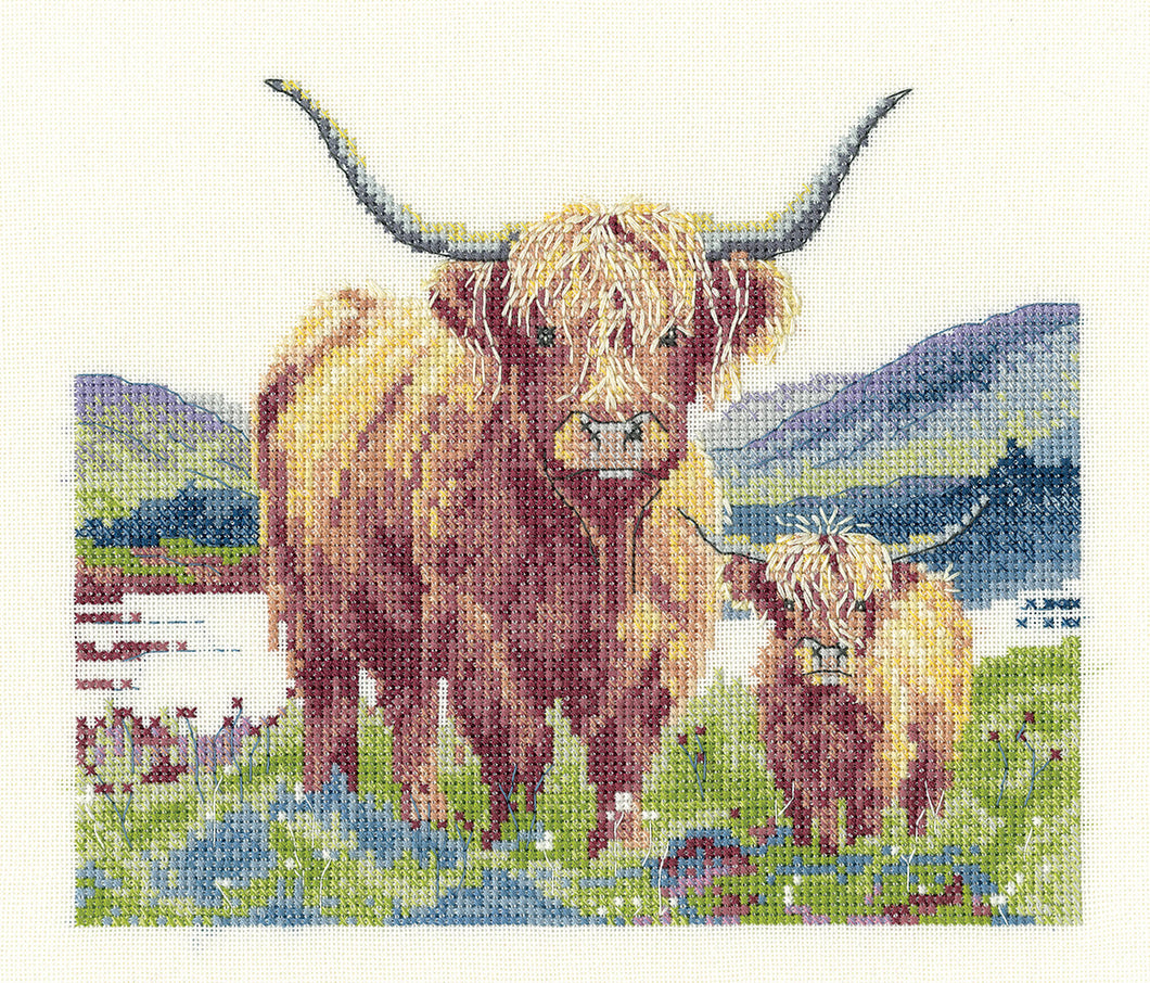 Highland Harmony Cross Stitch Kit - Heritage Crafts