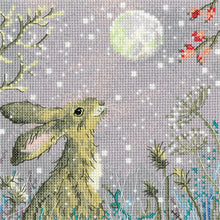 Load image into Gallery viewer, Berries and Snowflakes Cross Stitch Kit - Heritage Crafts