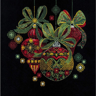 Holiday Ornaments Cross Stitch Kit - Riolis