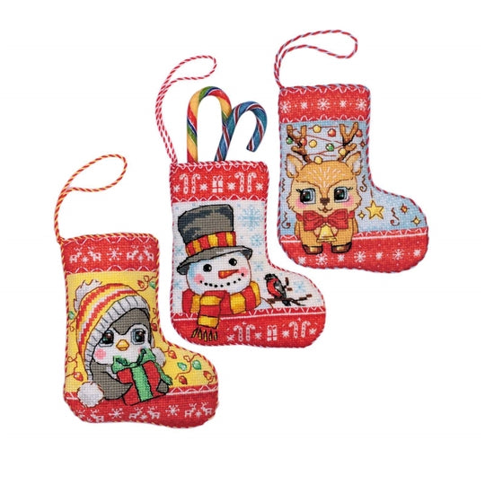 Christmas Stocking Cross Stitch Kit - Riolis