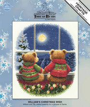 Load image into Gallery viewer, William&#39;s Christmas Wish Cross Stitch Kit - Heritage Crafts