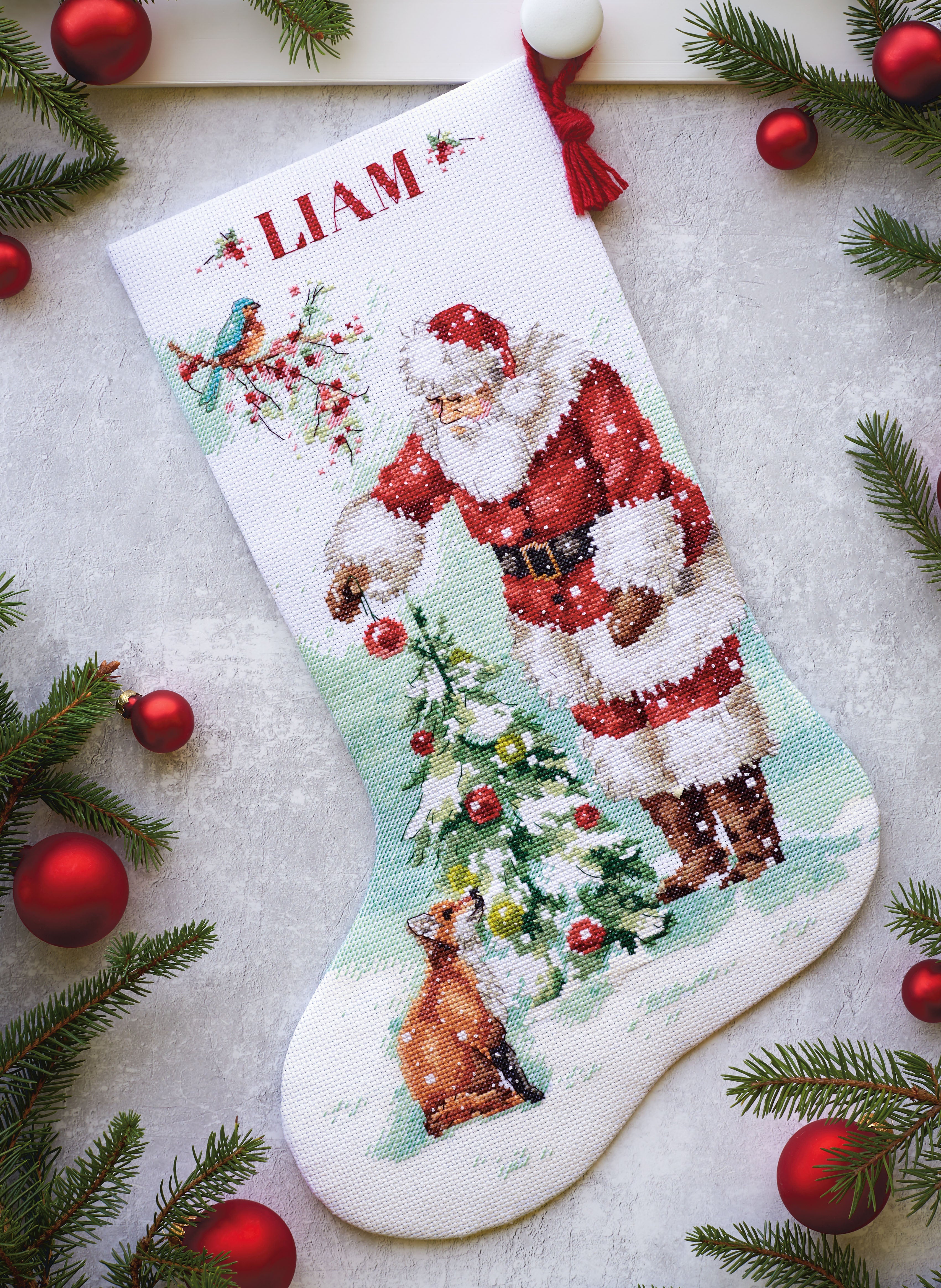 Fairytale Christmas Stocking Cross Stitch Kit