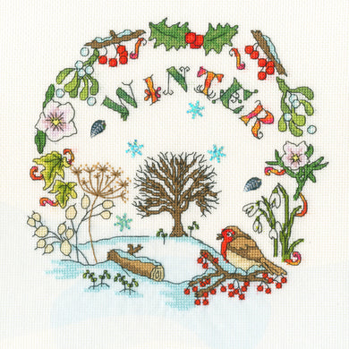 Winter Time Cross Stitch Kit