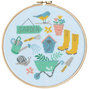 Garden Cross Stitch Kit