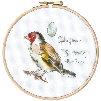 Little Goldfinch - Garden Birds Cross Stitch Kit