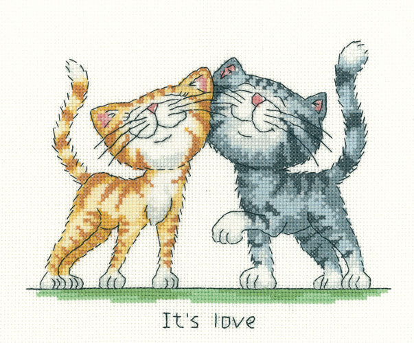 It's Love Cross Stitch Kit