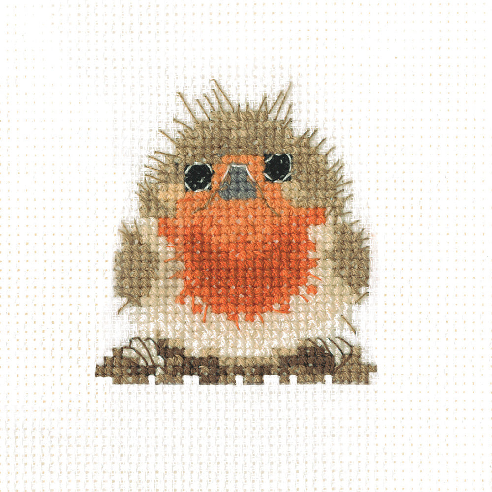 Rufus Robin Coaster Cross Stitch Kit