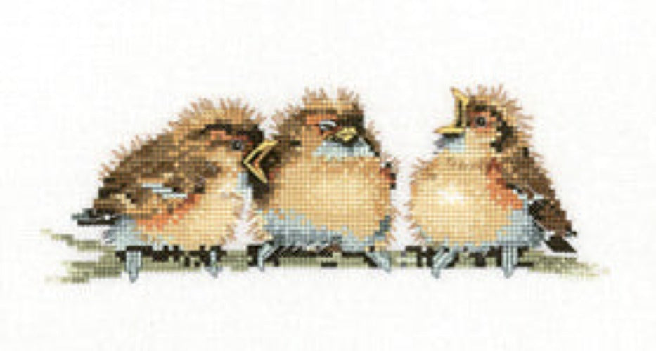 Three's a Crowd Cross Stitch Kit